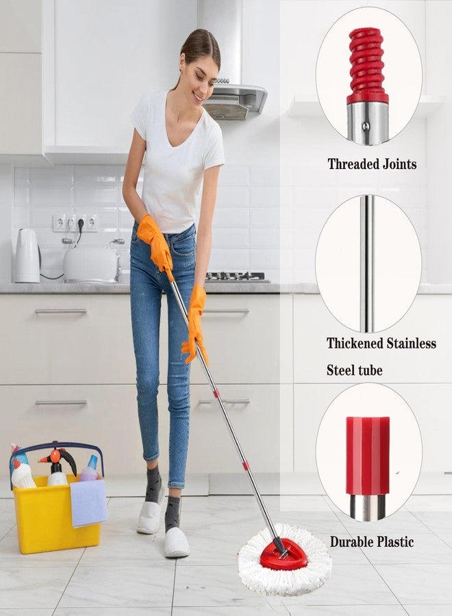 Mop Handle Replacement,4 Section Compatible with O-Cedar Spin Mop - Image 5