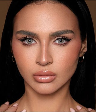 Bella DYE Silver Lace Monthly Contact Lenses, Natural Look - view 2