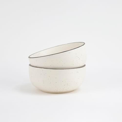 Green Route Matte White Ceramic Dinner Set with Black Border | 14-Piece Stoneware Set for 4 | Microwave & Dishwasher Safe | Bone-Ash Free - Image 5