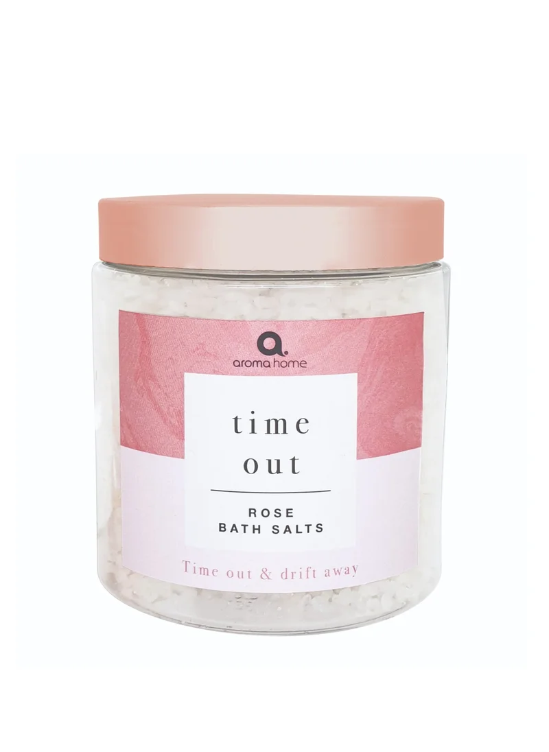 Aroma Home Time Out Rose Bath Salts - Infused With Rose Fragrance