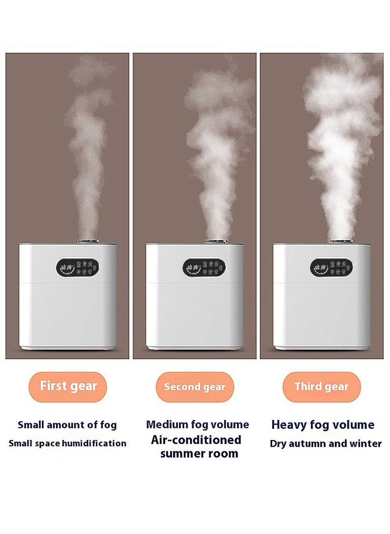 ET-LIFE 6.5L 3-Speeds Humidifier Ultrasonic Cool Mist with Essential Oil Diffuser, Quiet Operation, Easy Top Fill Design with UV disinfection for Large Rooms up to 40m², 100W HM-0910 White  - Image 3