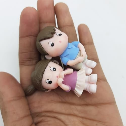 ascension Miniature Set Valentine Gift for Girlfriend Boyfriend Husband Wife Girls Boys Decorative Cute Romantic Couple Miniature Showpiece for Living Room Bedroom Valentine Decor - Image 4
