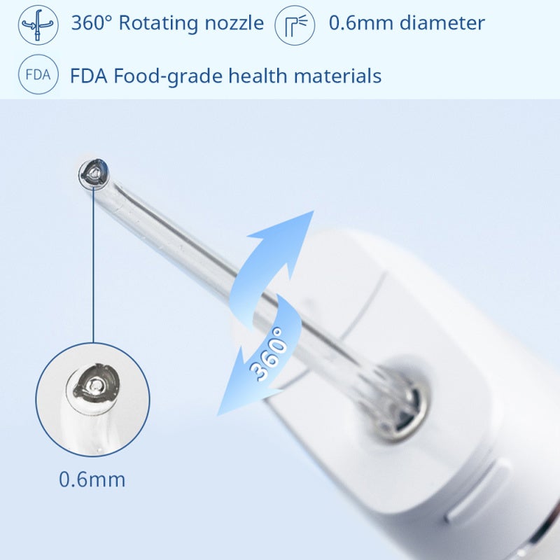 ENPULY Portable Water Flosser: FDA Food-Grade Health Material, 140ml Pulling Tank, IPX8 Waterproof - 3 Adjustable Cleaning Modes, 40-140 PSI Pulsed Water Oral Irrigator for Daily Dental Care - Image 3
