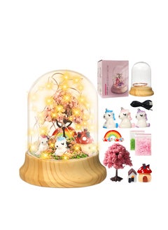 Night Light for Kids Boys Girls Craft Kit  DIY Fairy Unicorn Toys Magic Night Light Bedroom Decor BPA Free and Non-Toxic MaterialDecorate with Parents Birthday Gifts Age 3+