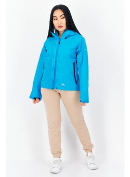 Trespass Women Plain Bomber Jacket, Blue  - Image 4
