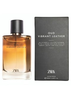 Zara Oud Vibrant Leather EDP Eau De Parfum Cologne for Men 100 ML 338 FL OZ