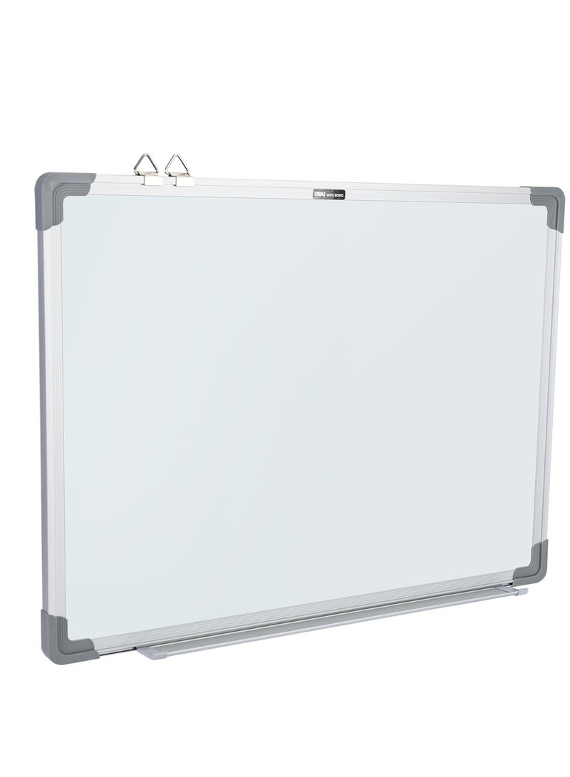 Deli Deli EV600 600x900mm Single-Sided Whiteboard, 24x36 Inch, Aluminum Frame with Color-Coated Board, Honeycomb & Galvanized Board, Includes Hook & Pen Tray, 10-Year Warranty, Silver, 1PCS/Shrink Film, Ideal for Office, Classroom, or Home Use  - Image 2