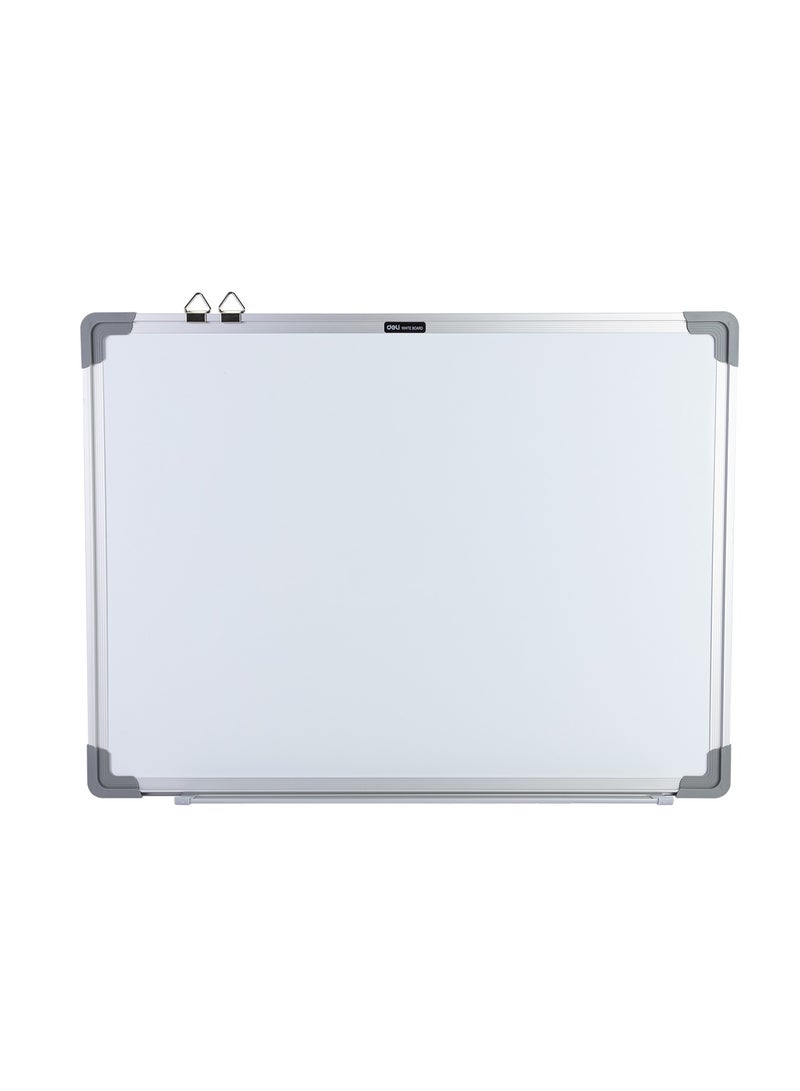 Deli Deli EV600 600x900mm Single-Sided Whiteboard, 24x36 Inch, Aluminum Frame with Color-Coated Board, Honeycomb & Galvanized Board, Includes Hook & Pen Tray, 10-Year Warranty, Silver, 1PCS/Shrink Film, Ideal for Office, Classroom, or Home Use  - Image 4