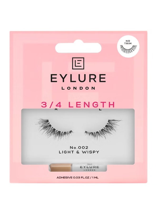 Eylure False Lashes - 3/4 Length No. 002 - Image 1