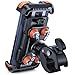 Lamicall Motorcycle Phone Mount Holder Dual Vibration Dampener Anti Shake Motorcycle Cell Phone Holder Upgrade Bike Phone Mount Fit iPhone 16151413 Pro Max 4767 Phones Orange - Image 2