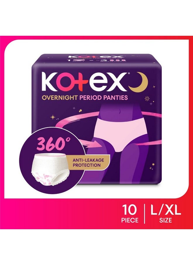 Kotex OVN (Large/Extra Large size, pack of 10 panties)