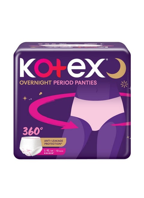 Kotex OVN (Large/Extra Large size, pack of 10 panties)