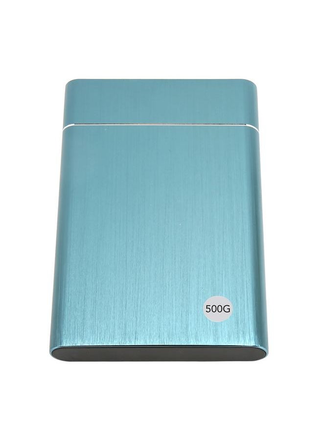 Thoraya 2.5 Inch Portable Metal External Hard Drive USB3.0 High Speed Read and Write Ultra-thin External Hard Drive for PC/Mac/Laptop/PS5/Xbox One Blue 500GB  - Image 3
