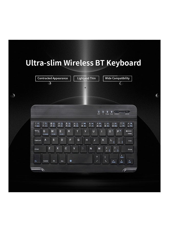 3 System Switching Multilingual Universal Laptop Ipad BT Black Wireless Keyboard
