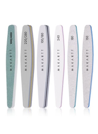 Makartt Nail File and Buffer, 6 Pcs Professional Nail Files for Acrylic Nails Different Double Sided Grit Nail Emery Boards for Nails Buffer Polisher Fingernail Files for Gel Nails Manicure Tools - pzsku/Z76F1AF71D644DA8E7E34Z/45/_/1736425782/27aea933-8795-42b6-9a88-ddd8bda320f3