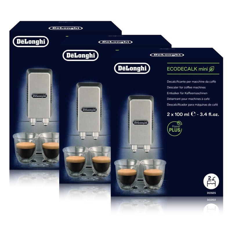 De'Longhi DeLonghi Eco Decalk Natural Coffee Machine Descaler Pack of 6 x 100ml - Image 2