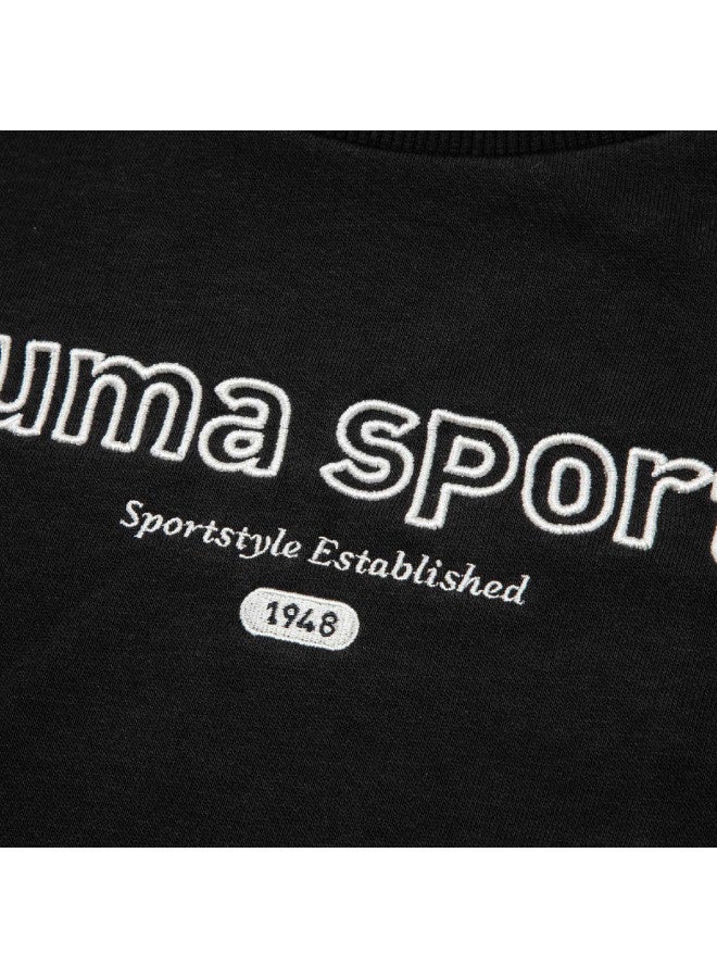 PUMA Fashion Embroidered Logo Women'S Round Neck Long Sleeve Pullover Knitted Sweater Sports Hoodie Team - Image 5