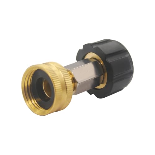 Fitvell M2215mm Female x 34 GHT Female Brass Garden Hose Adapter for Pressure Washer Gun - Image 3