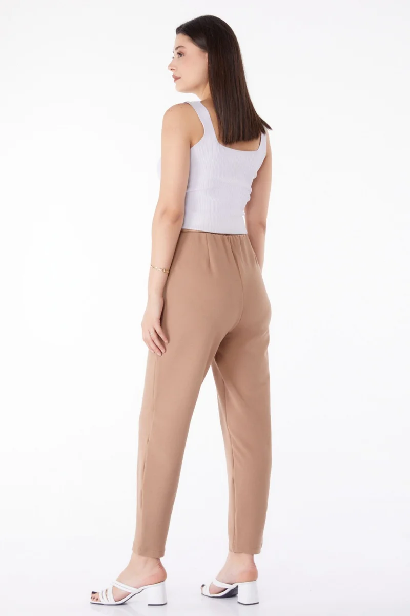 Tofisa Plain Mid Women's Mink Sports Pants - 25312