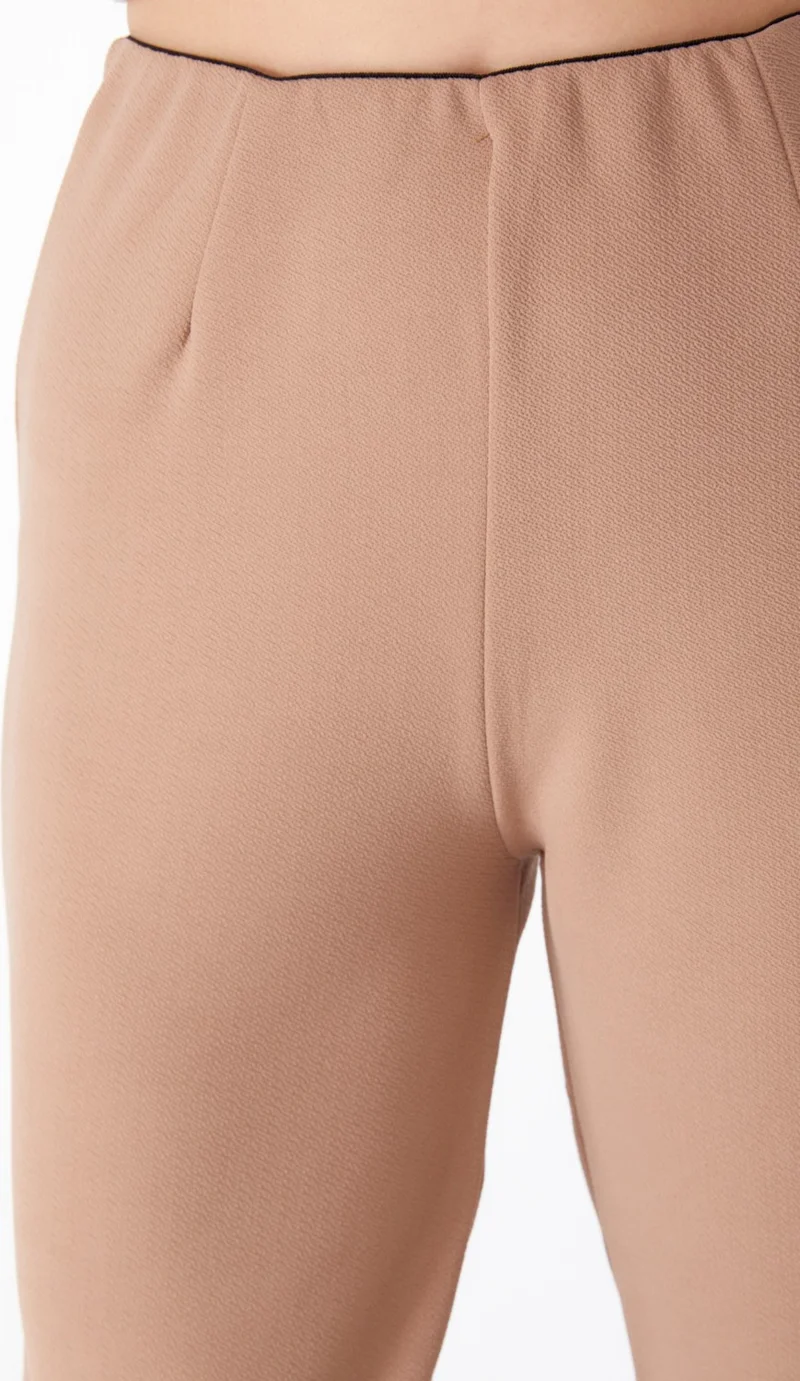 Tofisa Plain Mid Women's Mink Sports Pants - 25312
