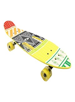 Generic Gears skateboard 67cm complete skateboard for beginners kids and adult - multicolor h1903 