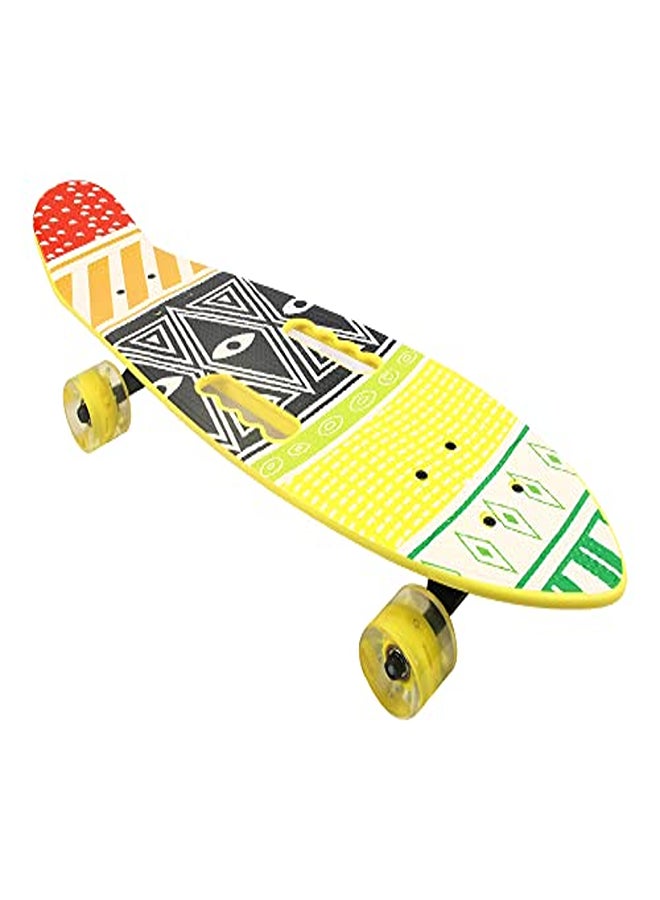 لوح تزلج Gears لوح تزلج كامل مقاس 67 سم للمبتدئين والأطفال والكبار - متعدد الألوان h1903