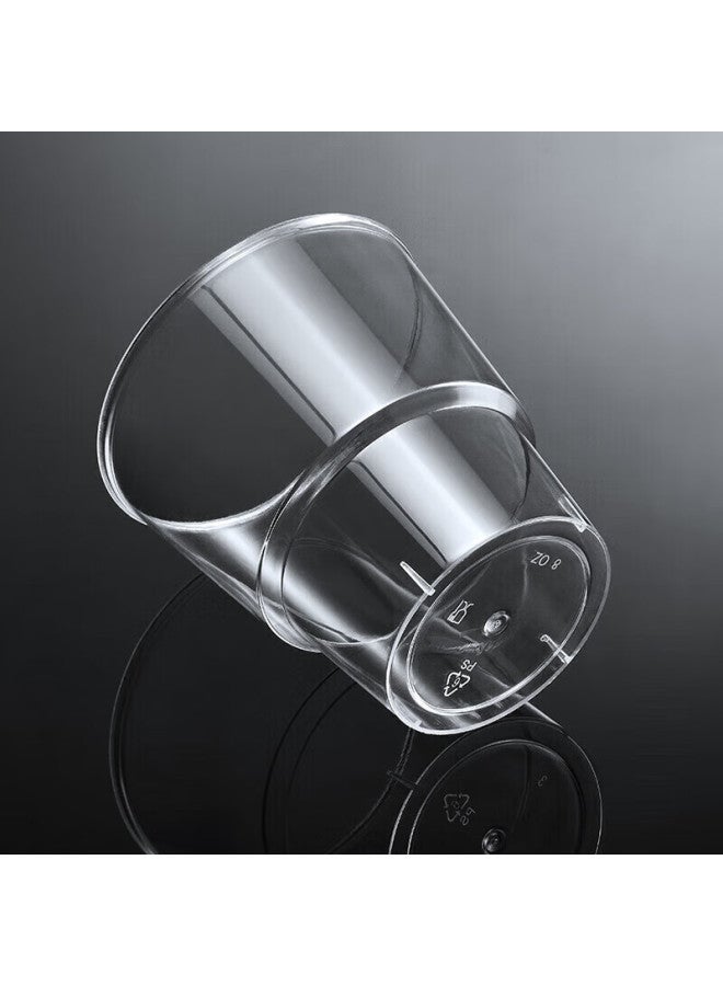 Yata Wutian Disposable Cups, Aviation Cups, 200ml*100 Pieces, Beverage Cups, Wine Cups, Thickened Tea Cups, Transparent Water Cups, Space Cups - Image 1