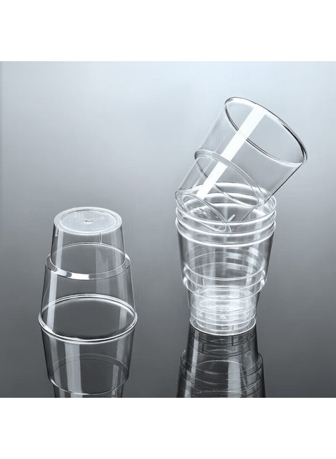 Yata Wutian Disposable Cups, Aviation Cups, 200ml*100 Pieces, Beverage Cups, Wine Cups, Thickened Tea Cups, Transparent Water Cups, Space Cups - Image 2