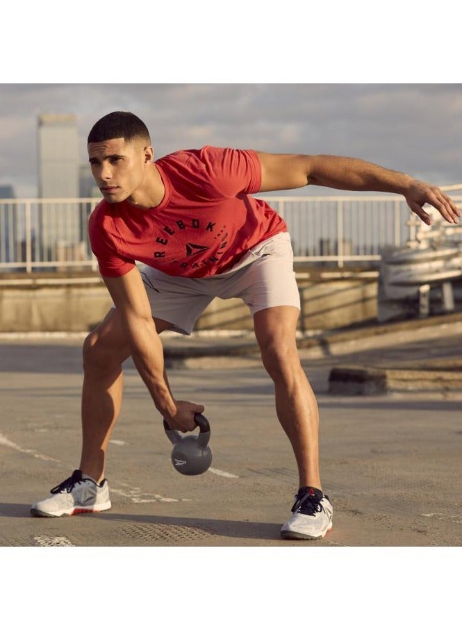 ريبوك كيتلبيل ريبوك 8 كجم / 18 رطل – مغطى بالفينيل ومتين مع مقبض مريح لتدريبات القوة - Image 5