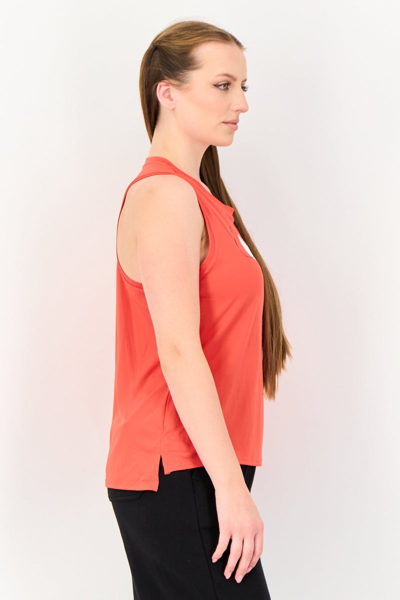 Nike Women Dri Fit Sleeveless Running Tank Top, Red - Image 4