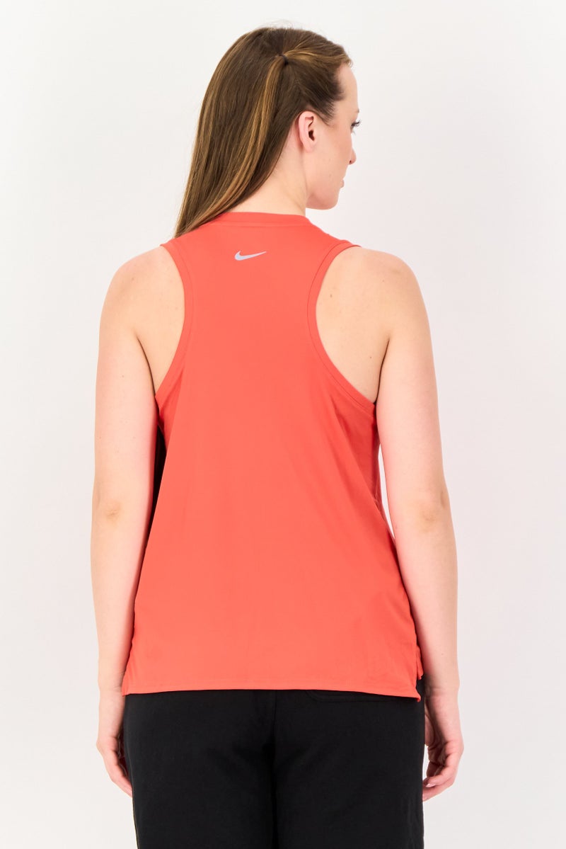 Nike Women Dri Fit Sleeveless Running Tank Top, Red - Image 3