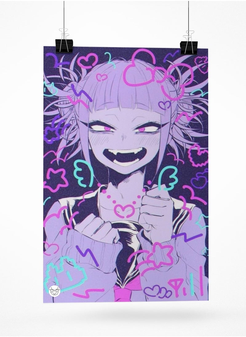 Poster printed with bright colors