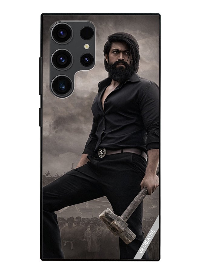 VR CREATIVE Protective Case Cover For Samsung Galaxy S24 Ultra Bollywood Actor Yash Design Multicolour - Image 1