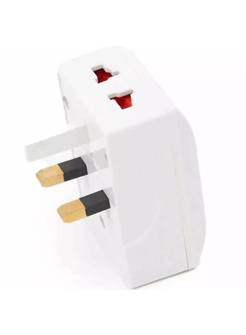Wall Plug Adapter, Power Adapter- White - Image 1