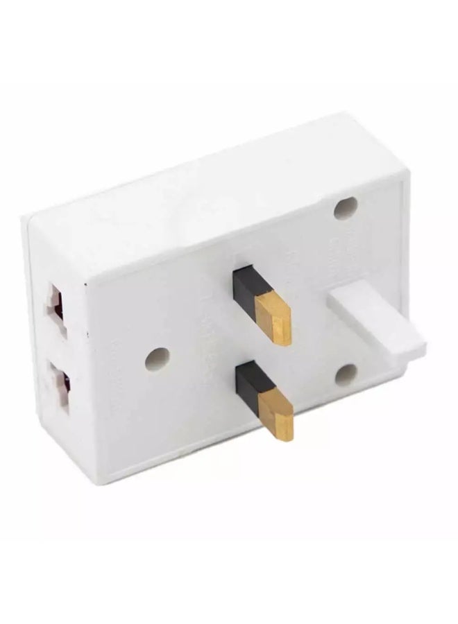 Wall Plug Adapter, Power Adapter- White - Image 3