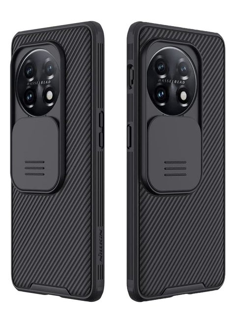 CamShield case Protective Cover with Camera Protector Hard PC Ultra Thin Anti-Scratch Phone Case For OnePlus 11 5G Black
