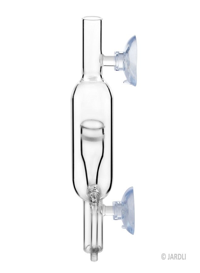 JARDLI Glass Inline CO2 Atomizer Diffuser System for Aquarium Planted Tank (17mm for 16/22mm (5/8" i.d.) Hose) - Image 2