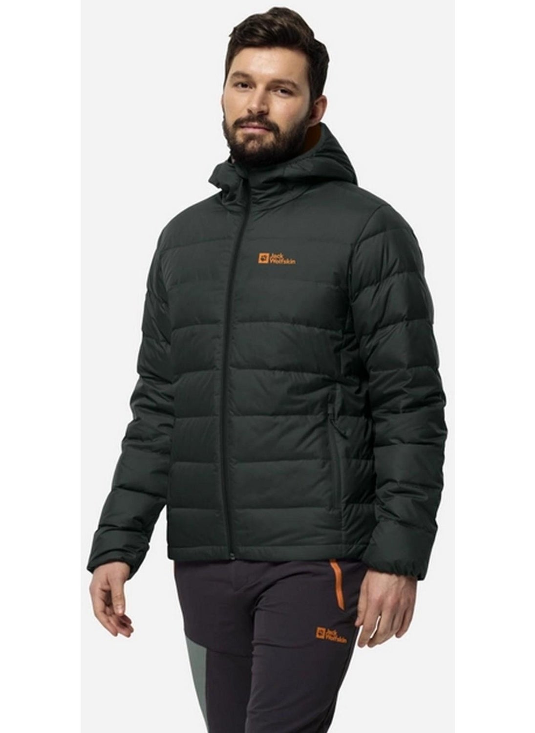 Jack Wolfskin - Jack Wolfskin Ather Down Hoody M Black Men's Outdoor Coat 1207671_4161 - Image 1