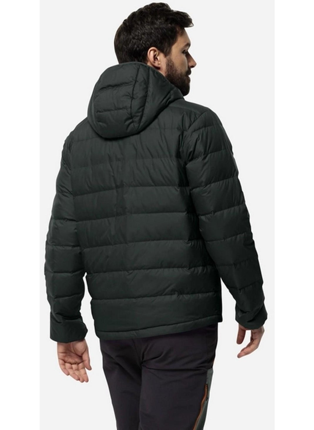 Jack Wolfskin - Jack Wolfskin Ather Down Hoody M Black Men's Outdoor Coat 1207671_4161 - Image 1