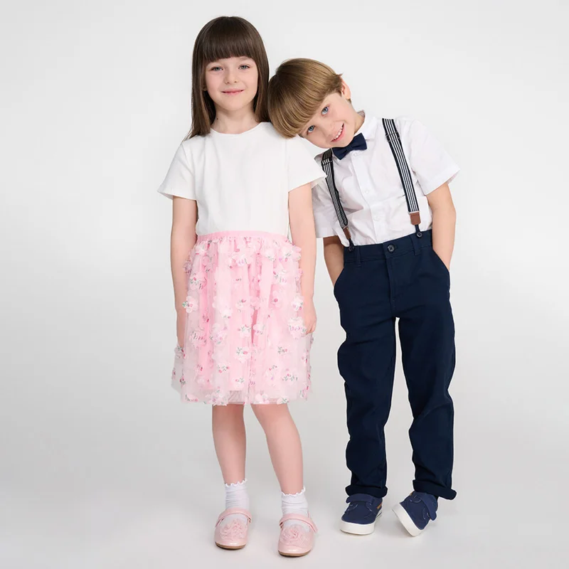 Cool Club PINK COTTON, ELASTANE DRESS S/S