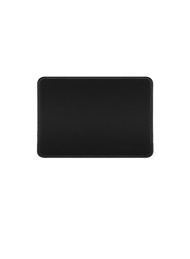 4 Mouse Pad Stitched Edges Premium-Textured Mouse Pads Mat Non-Slip Rubber Base Mousepad for Laptop, Computer & PC, 180*220*2mm70G(Black) - Image 1