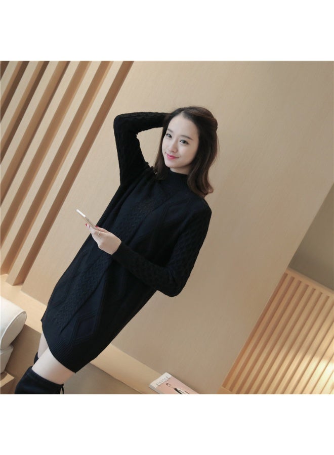 NIBEMINENT Thick Warm Women Turtleneck Winter Women Sweaters And Pullovers Knit Long Sleeve Sweater Female Jumper Tops - Image 1