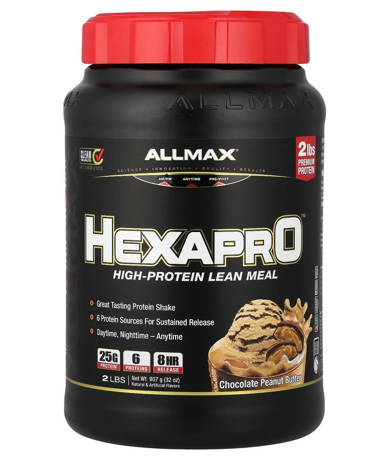 Allmax Hexapro™ High-Protein Lean Meal Chocolate Peanut Butter 2 lbs (907 g)