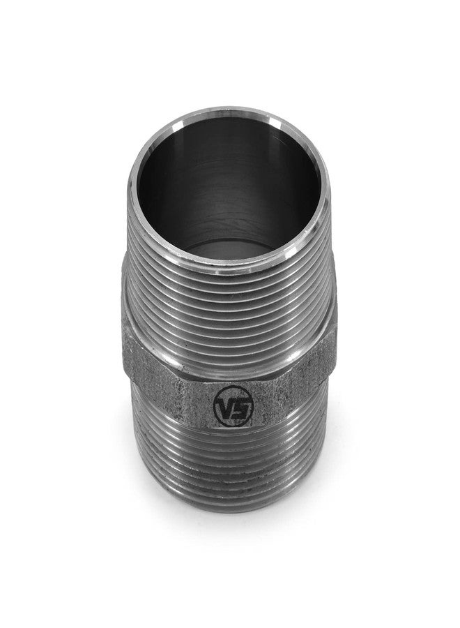 VS Steel Hex Hex Nipple Heavy Die Head Thread Size 50mm, 2" - Image 1