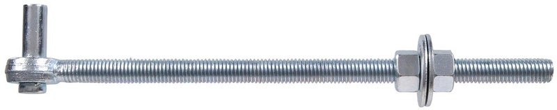 Hardware Essentials Zinc Gate Bolt Hook 58 x 12 Steel