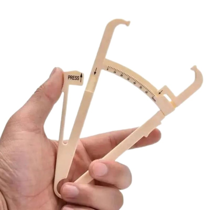 FlyTouch Body Fat Tester Calipers With Manual And Body Fat Charts Keep Slim | Personal Body Fat Caliper - Image 3