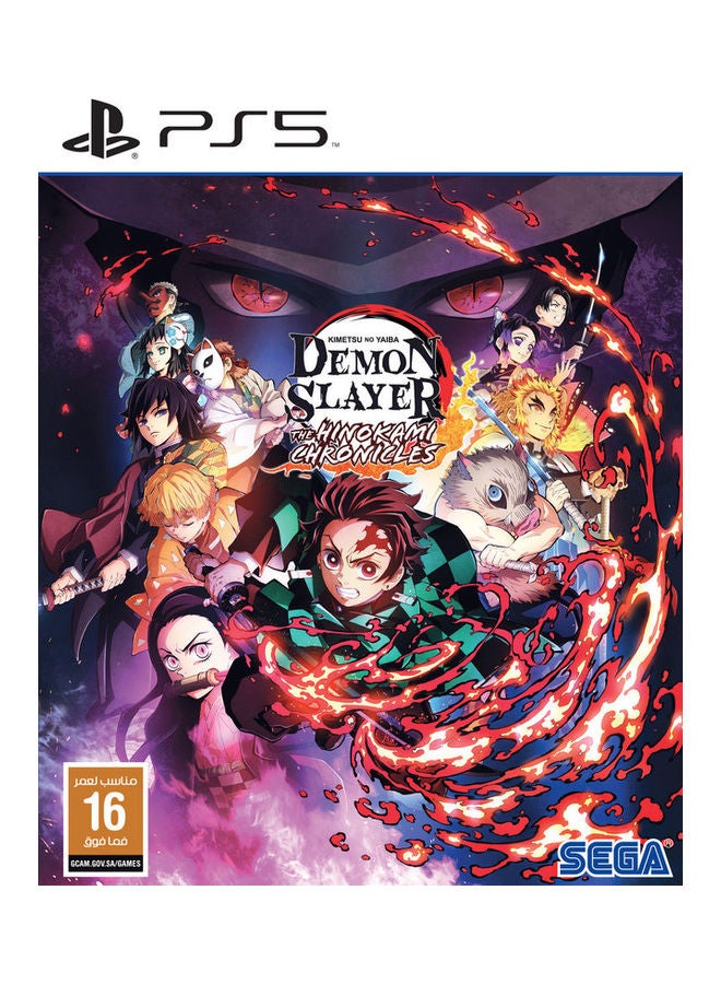 سيغا لعبة الفيديو 'Demon Slayer Kimetsu No Yaiba The Hinokami Chronicles Gcam - مغامرة - playstation_5_ps5 - Image 1