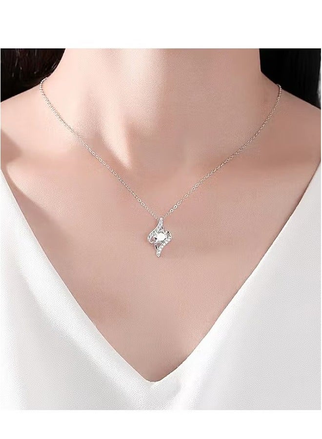 925 Sterling Silver Pendent Necklace for Women Gift Jewelry  - Image 2