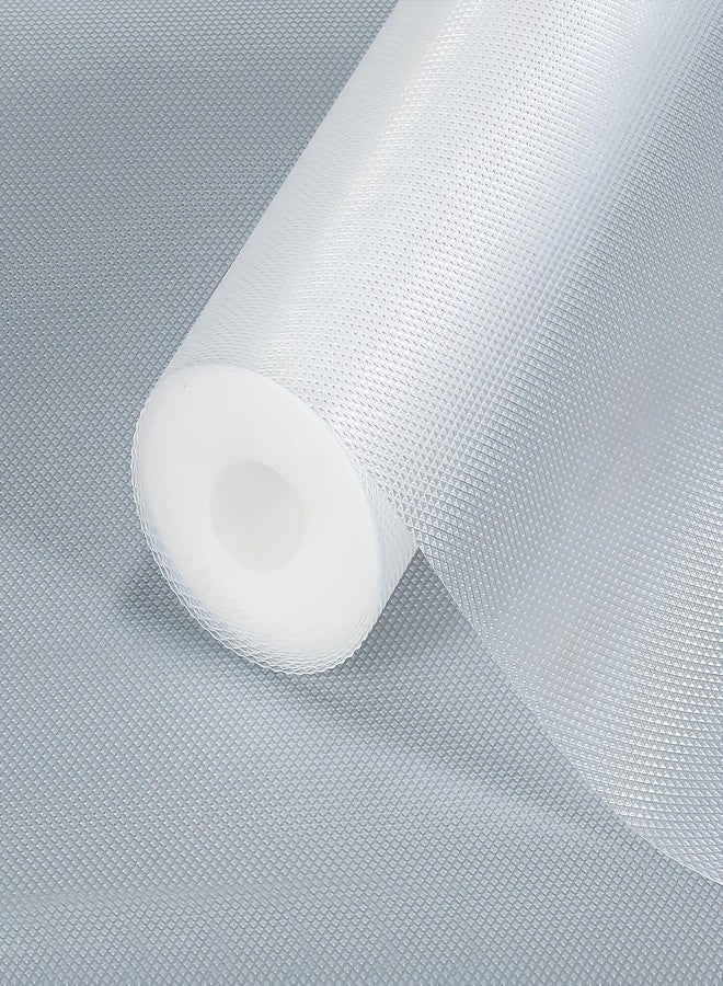 Pulgos EVA Food Grade Shelf Liner Sheet Roll - 3 Meter | Transparent, Waterproof & Washable | Anti-Slip Mat for Kitchen Shelves, Drawer, Fridge, Wardrobe & Cupboard | Diamond Clear Finish - Image 1