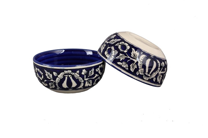 Caffeine Caffeine Ceramic Handmade Ancient Royal Mughal Combo Dinner Set (25 pcs.) - Image 3